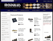 Tablet Screenshot of modulusamplification.com